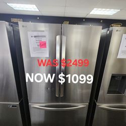 27 Cu. Ft. Smart Counter Depth Max French Door Refrigerator With Internal Water Dispenser 