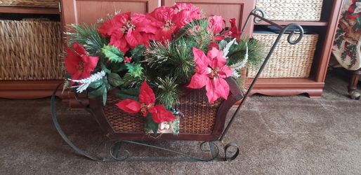 Christmas Decoration-christmas Sleigh-large-width 32"