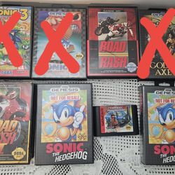 Sega Genesis Games $20 each 