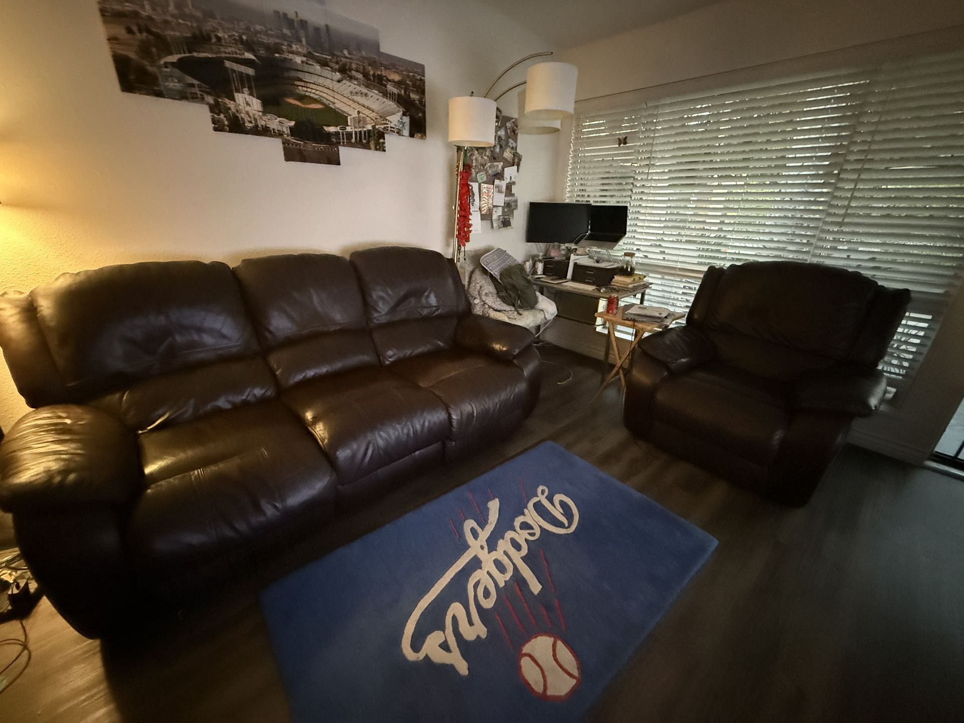 Leather Sofa w/Recliners - Free Pay It Forward