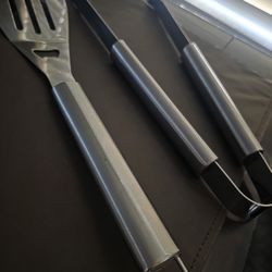 Picnic Time BBQ Pro Grill Set Spatula & Tongs