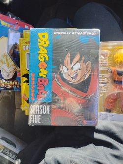 Dragon Ball: Complete Series Seasons 1-5" DVD box set.