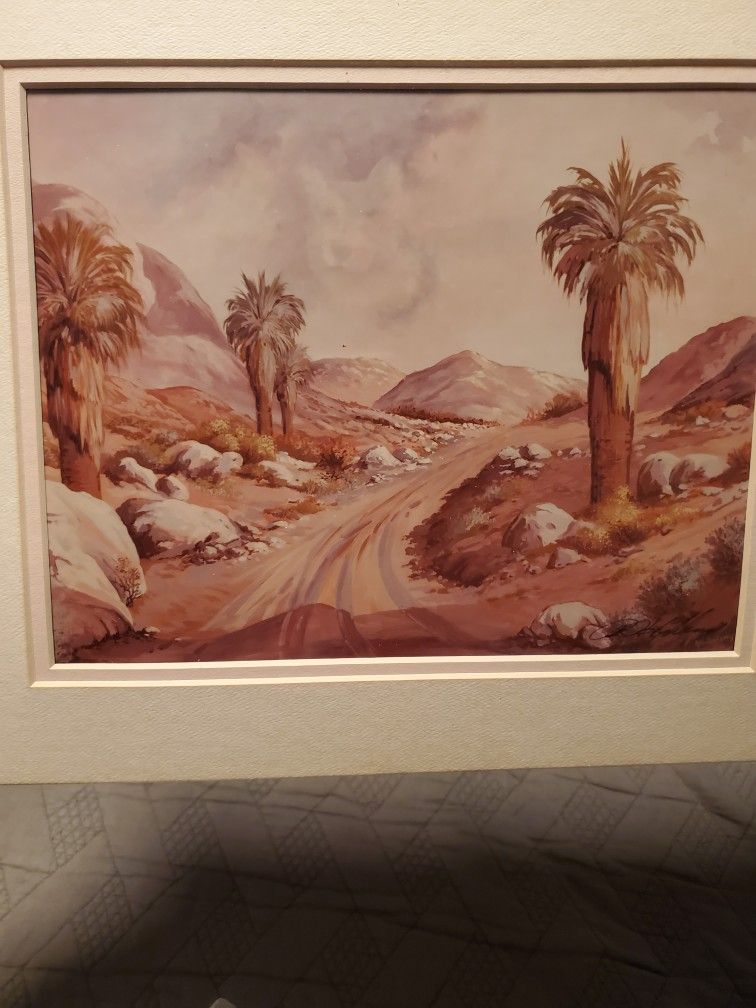 3pcs. Of Palm Springs Art By R.J . Hockenberry