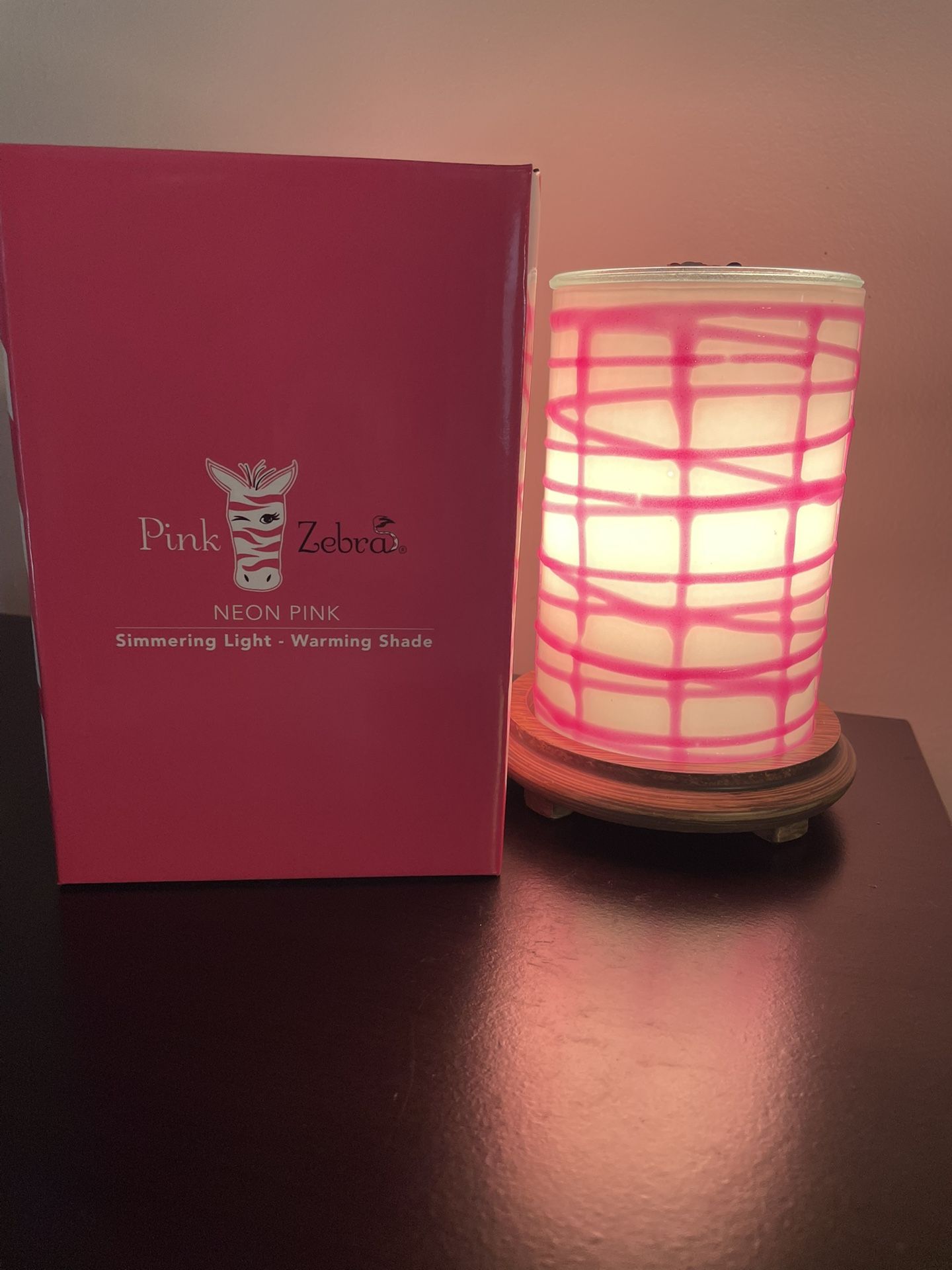 Pink Zebra Simmering Light