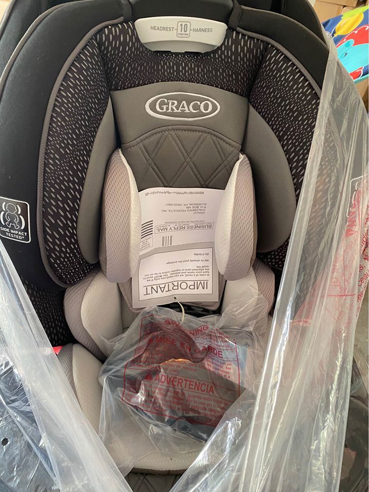 Graco 4Ever Extend2Fit Platinum 4-in-1 Car Seat, Hurley