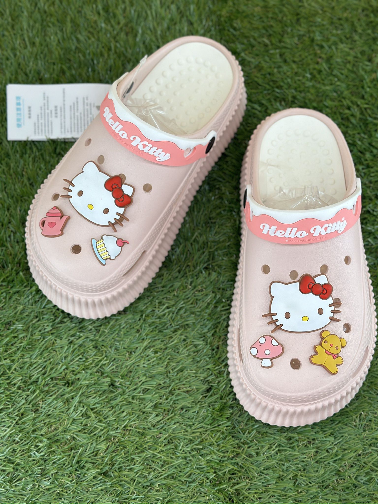 Hello Kitty Crocs Like Shoes 