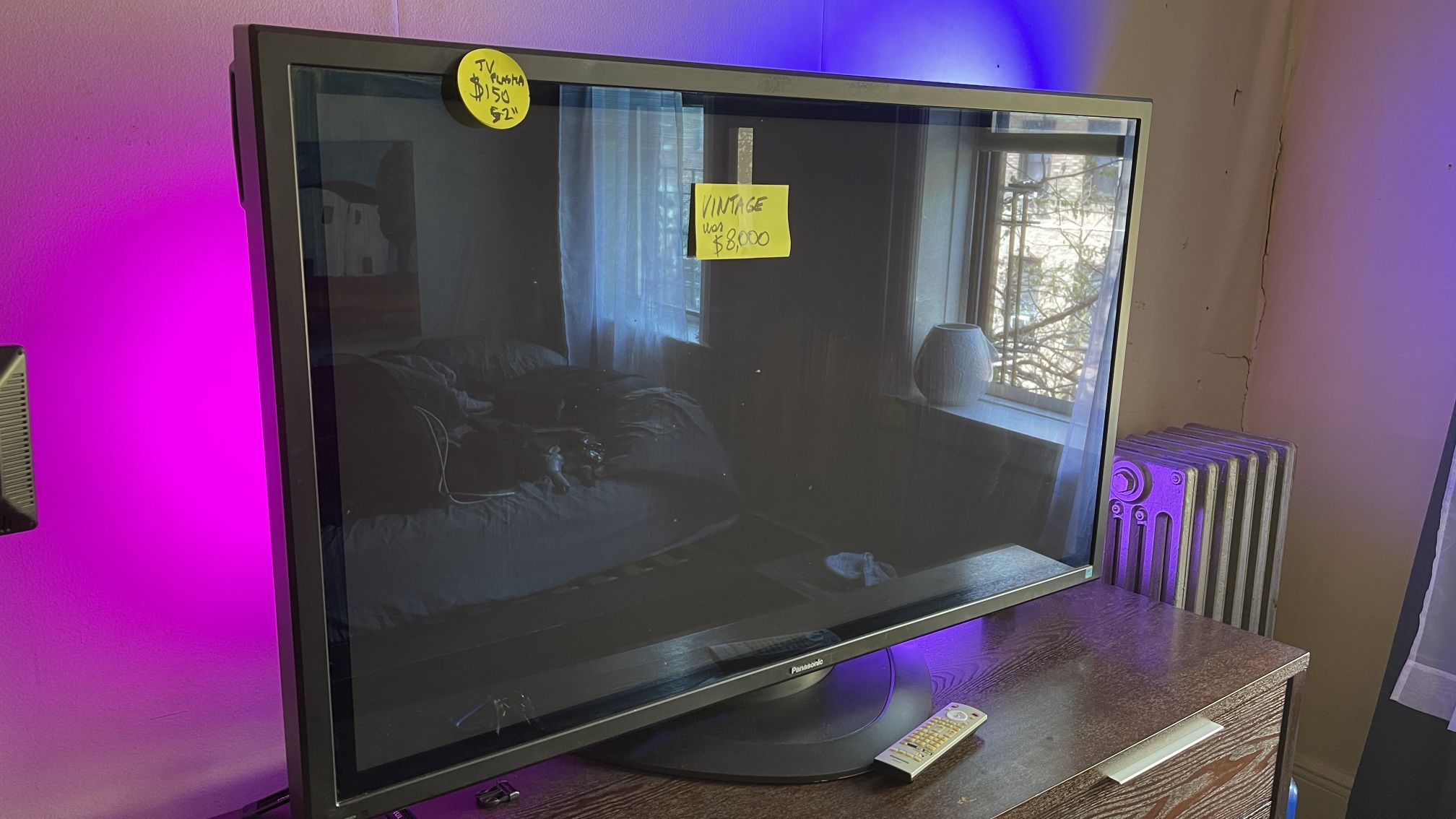 Vintage Panasonic 52" Plasma TV