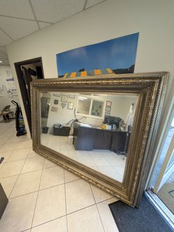 Giant decorative wall mirror