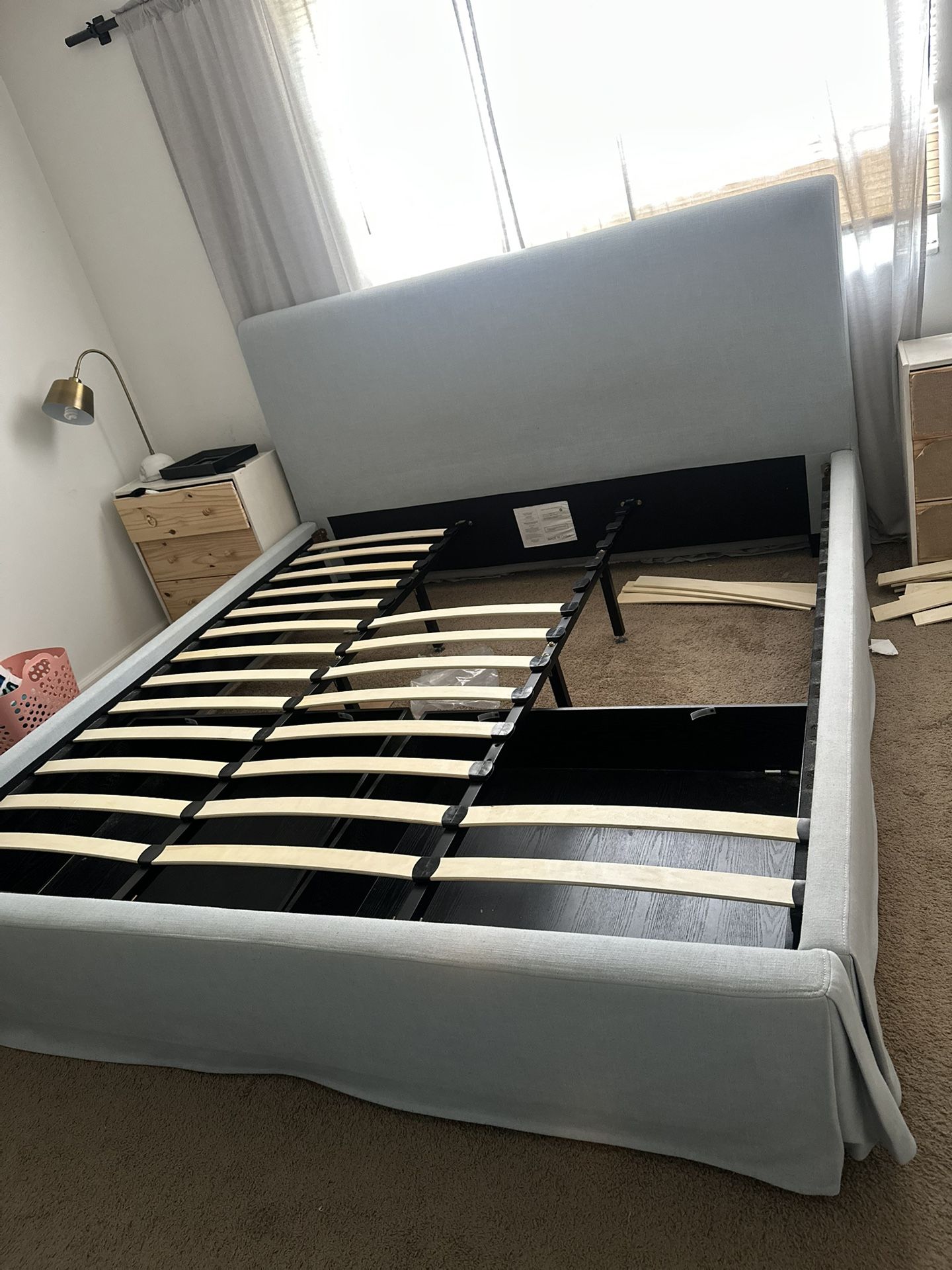 King Size Upholstered Bed Frame
