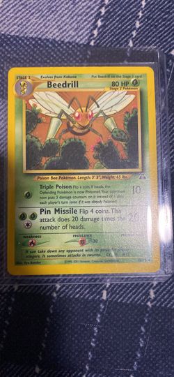 Beedrill Rare Card 