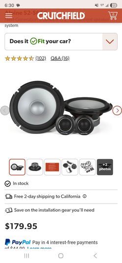 Alpine speakers