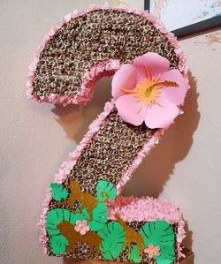 Custom number piñatas starting at 35 dollars