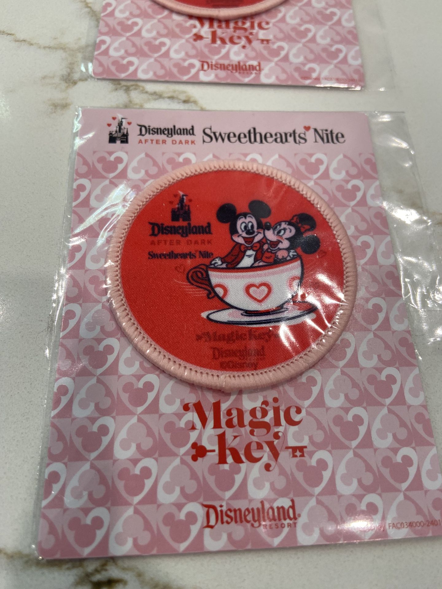2 Disneyland Sweethearts Night Patches 2023