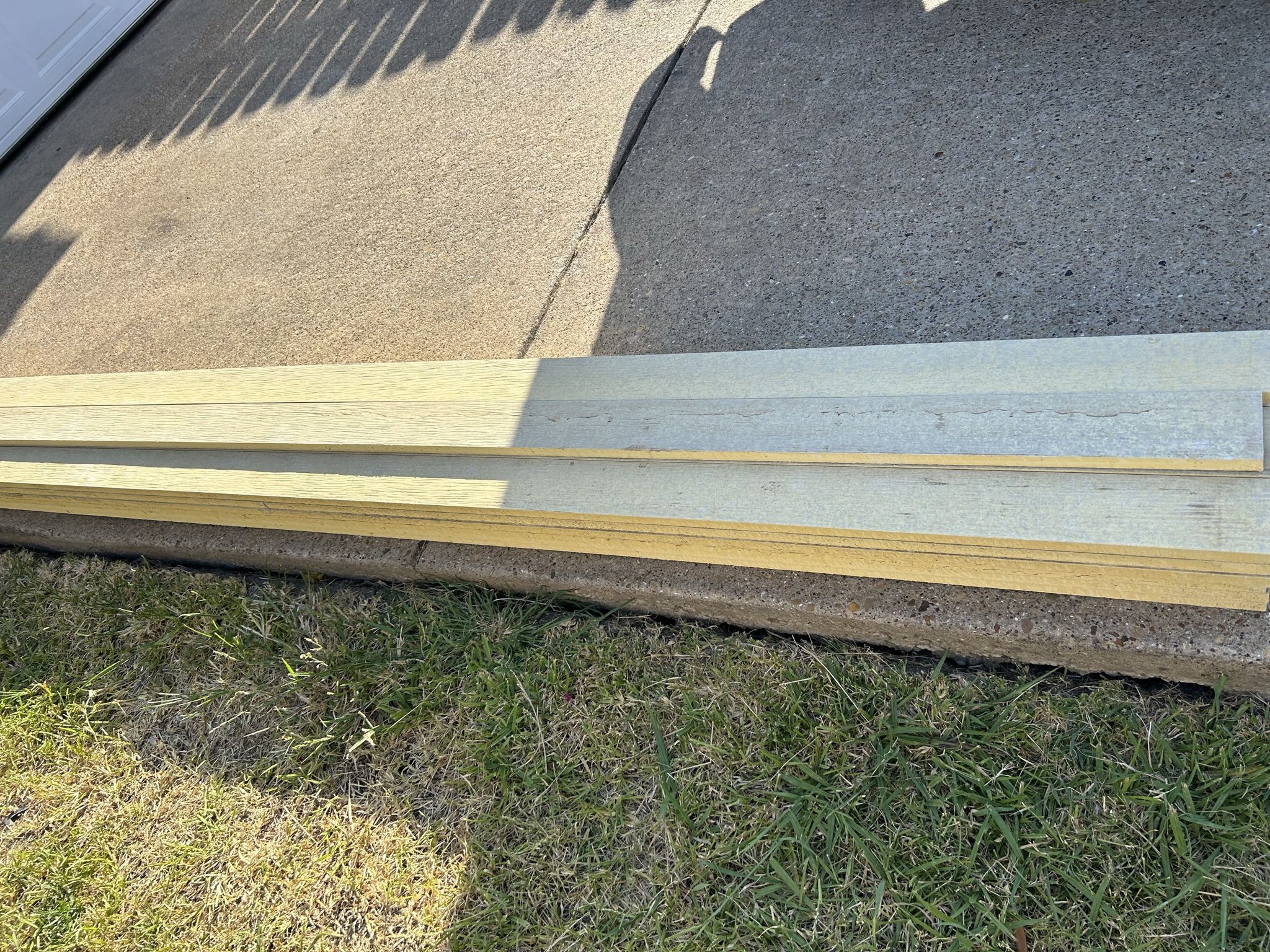 14 Pieces Of Cement Trim Board Siding