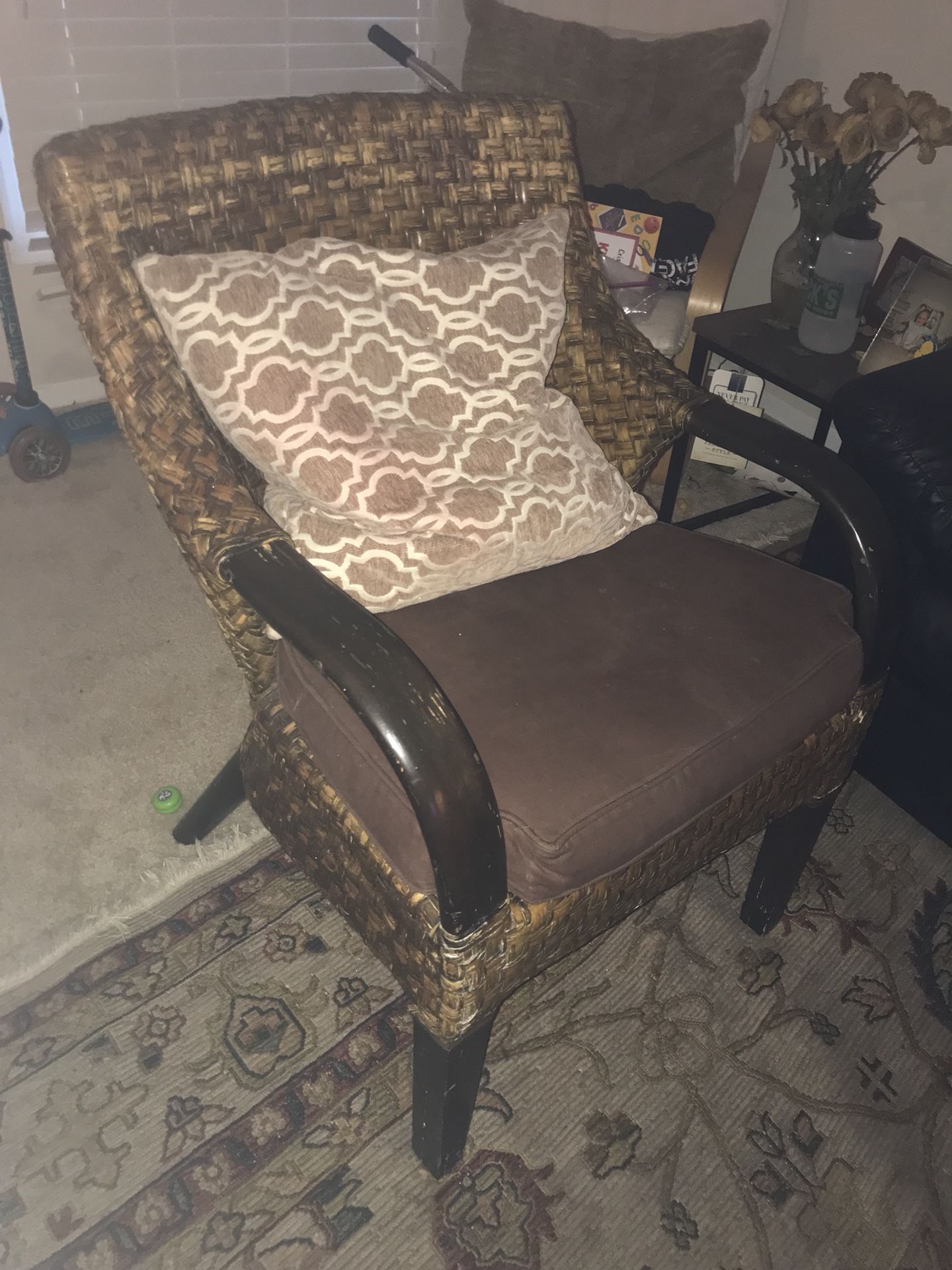 Pier one wicker chairs (x2)