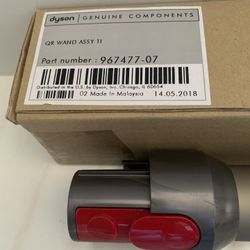 NWT OEM Dyson QR Wand Titanium, part # 967477-07 fits many cordless models $70