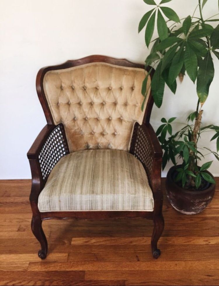 Vintage Cane Weave Chair