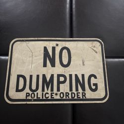 Vintage Metal Sign 