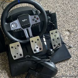 Xbox Series X  Comes With PXN 2nd Gen Steering Wheel /shifter/peddels And All Cords