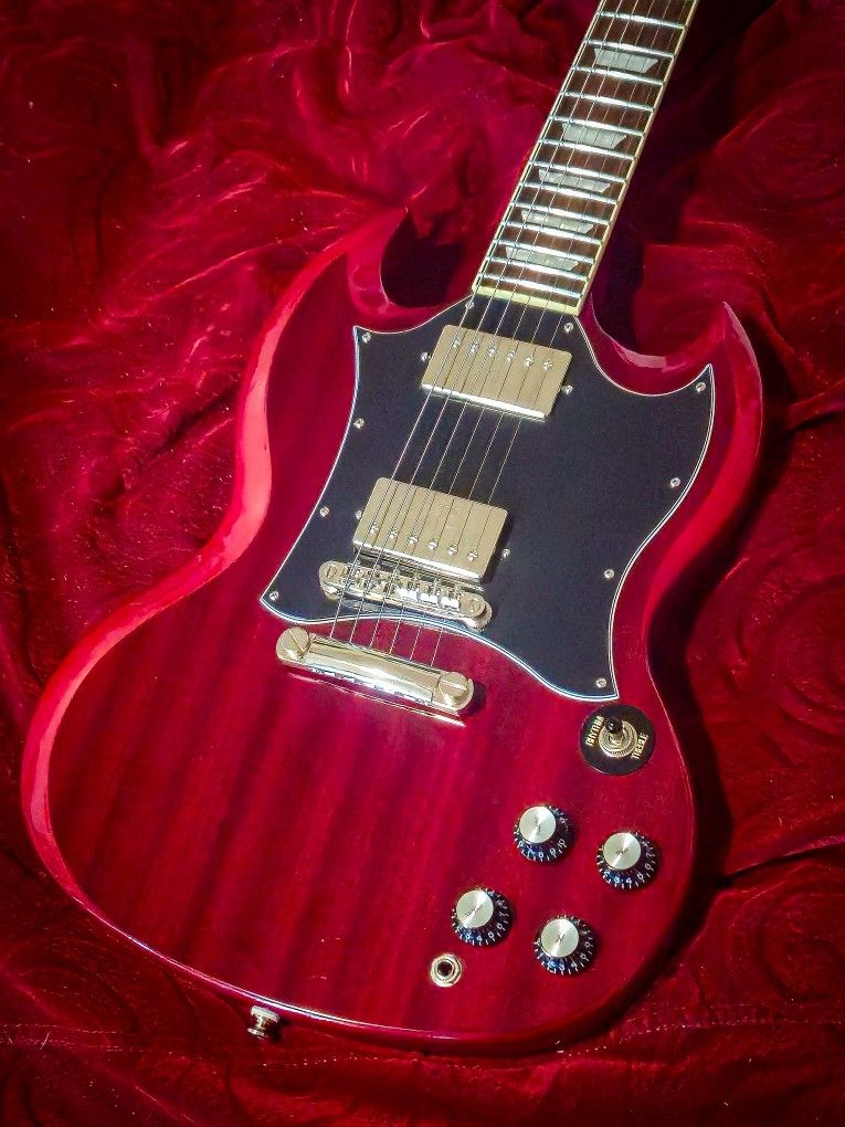 Epiphone SG Standard 61 Vintage Cherry Red Electric Guitar By Gibson