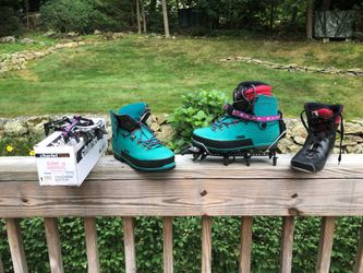 Mountaineering Boots & 12 point crampons