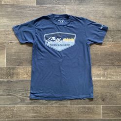 Columbia Pacific Northwest Blue T-Shirt Size Medium