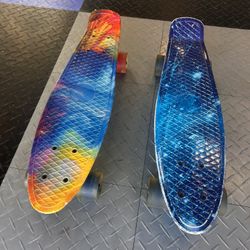 Two 22” Penny Skateboards