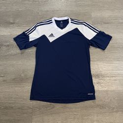 Vintage 2000s Adidas Men’s Navy Blue/white Soccer Jersey Shirt