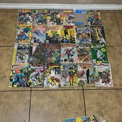 Marvel and dc comics old