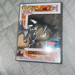 Dragon ball super Limited edition Goku (Ultra instinct with kamehameha) Funko pop