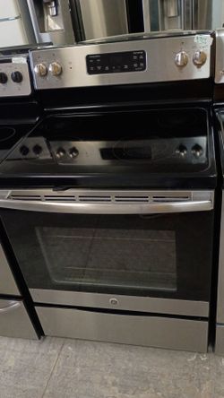 Electric glass top GE stove with warranty delivery available fee depends on address 🏠🛣️🚛