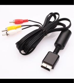 Compatible AV Cable for PS2 PS1 consoles RCA AV for playstation