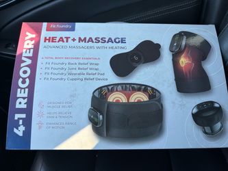 Fit Foundry 4-in-1 Heat & Massage recovery pack
