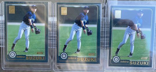 3 Ichiro Suzuki Rookie Cards