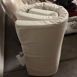 Single size memory phone bed mattress topper