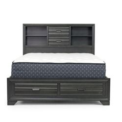 Queen bed frame and nightstand 
