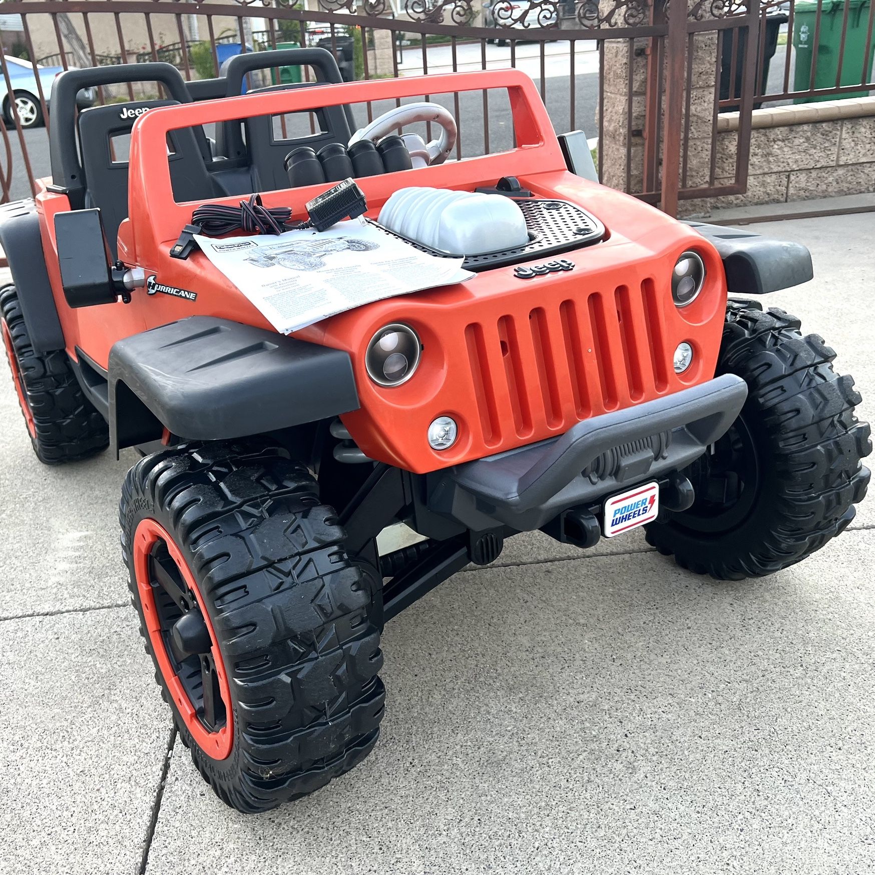 Power wheels 12 volt jeep hurricane extreme shop