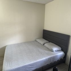 Queen Bed Frame (With Headboard)