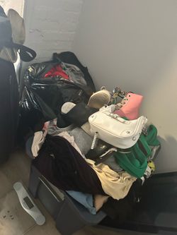 Random bucket of old clothing (free)