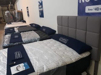 Brand new mattress sets! 40 dollars down, same day delivery available