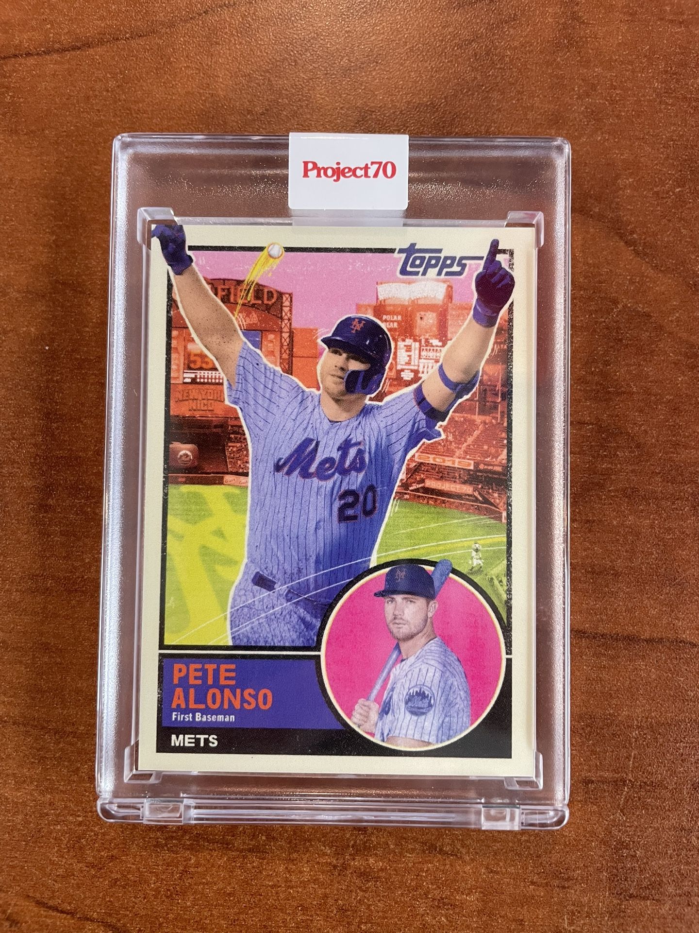 2021 Topps Project 70 Pete Alonso (by Artist, New York Nico)