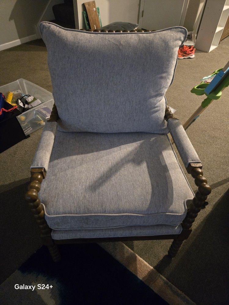 Grey armchair mini sofa