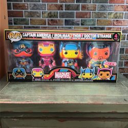 4 Pack Marvel Funko Pop