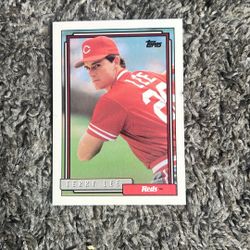 1992 Topps #262 Terry Lee - Cincinnati Reds - 1st Base