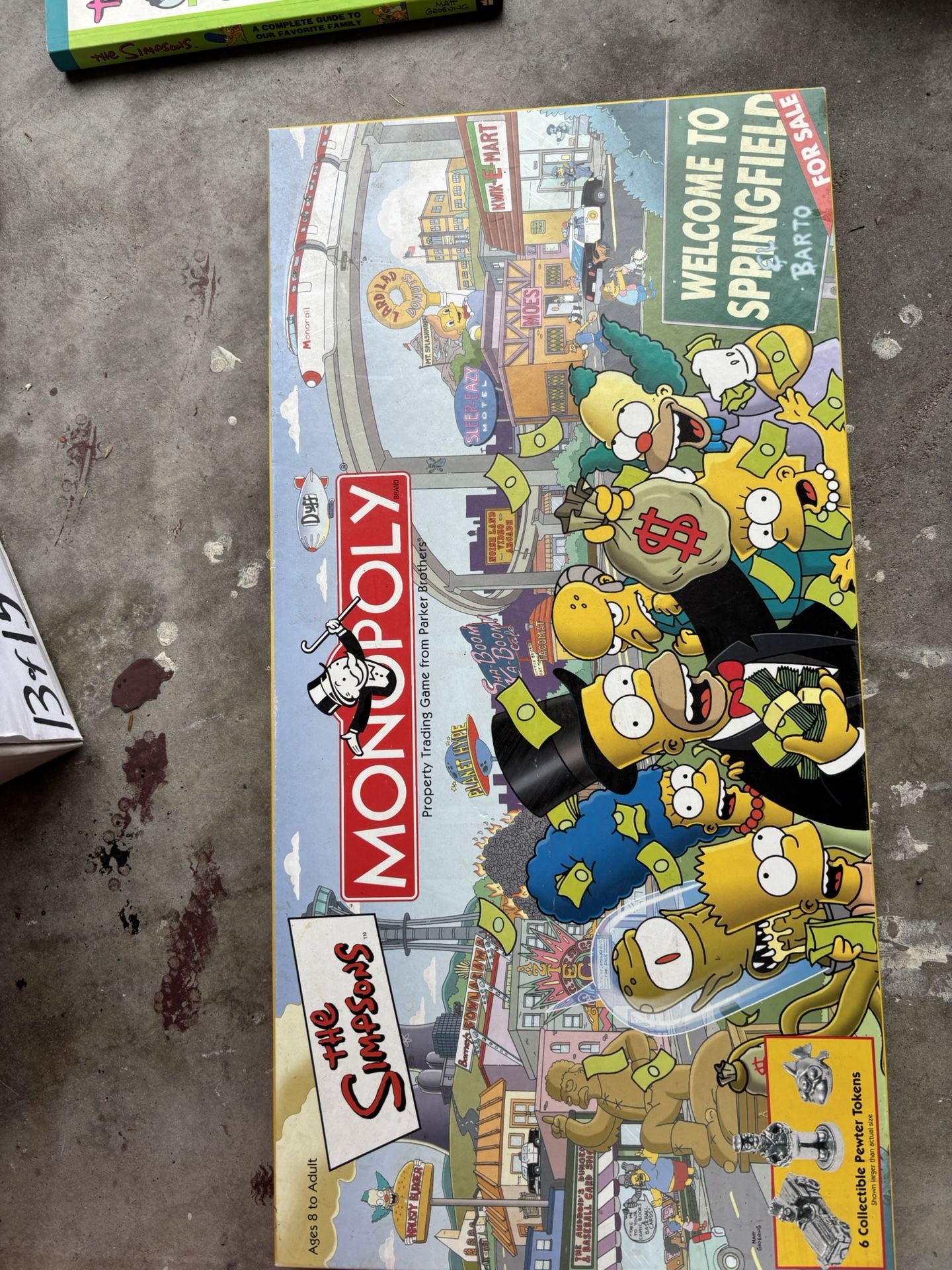 Simpsons Monopoly Game