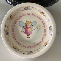 Anderton 1890 Pottery England Child’s Ceramic Bowl “Twinkle, Twinkle” 6.5W, 1.5”Deep