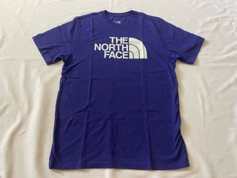 The North Face Crew Neck Short Sleeve Tee T-shirt Top Purple Men Large Logo