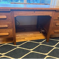 Solid Oak Desk