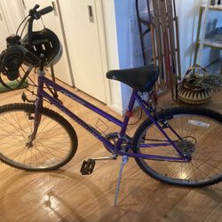Bike, Helmet, and Locks