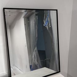 Black Vanity Mirror Set Of 2 